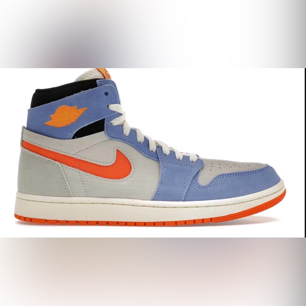 Jordan 1 High Zoom CMFT Men's Royal blue/orange  Men Size 12